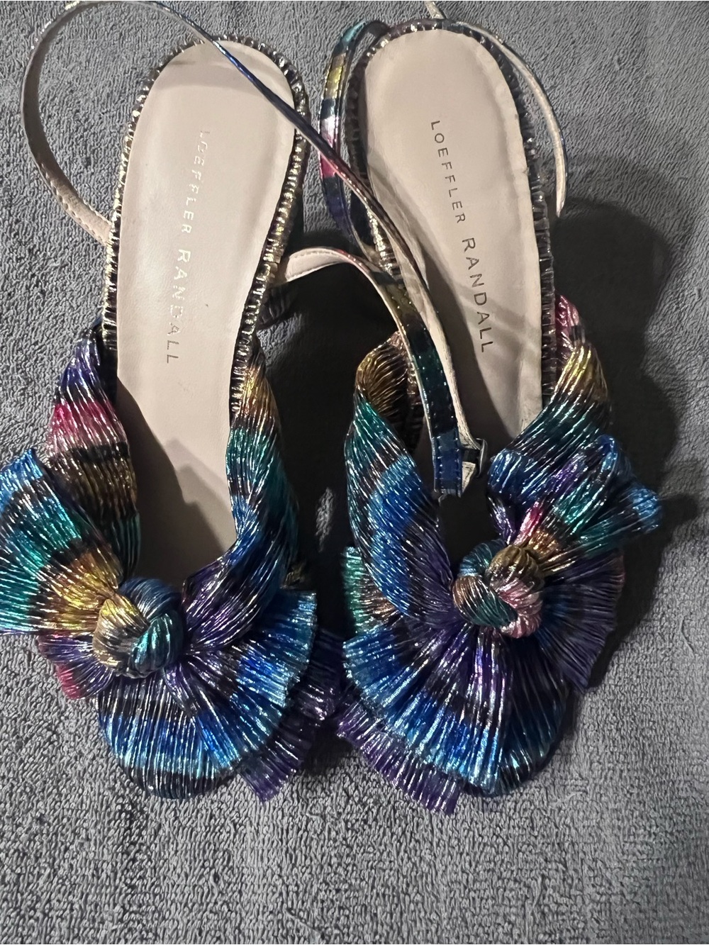 Loeffler Randall Camellia Pleated Knot Sandals